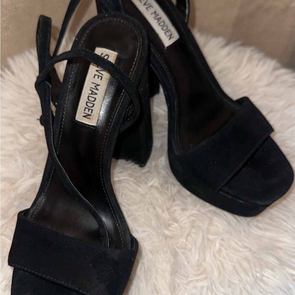 Steve Madden Black Women's Heels